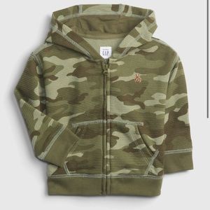 Baby Gap Camouflage zip up hoodie